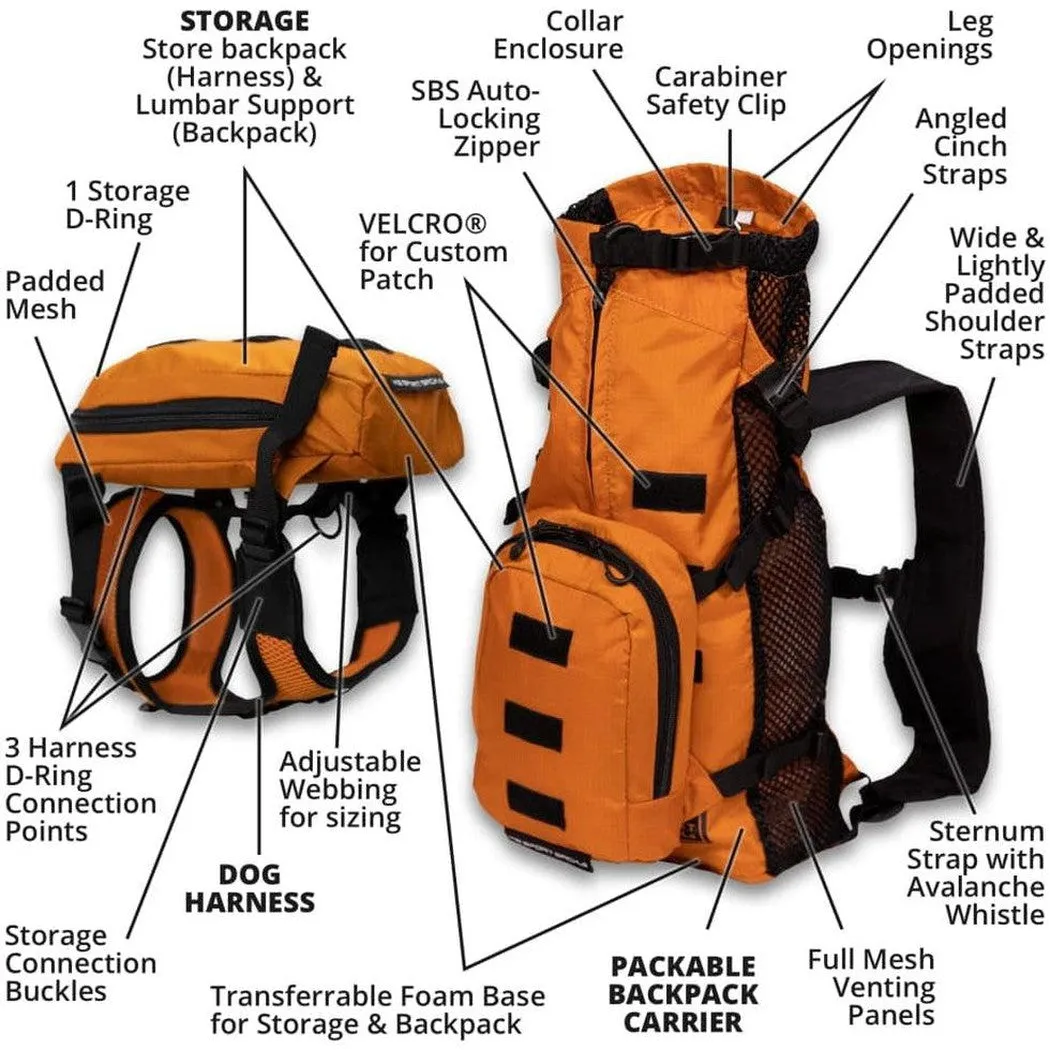 K9 Sport Sack Walk-on with Harness & Storage