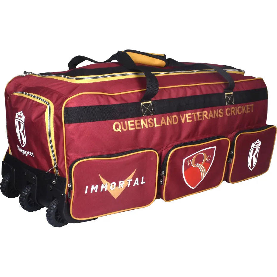 Kingsport Immortal Wheel Bag - Veterans Cricket QLD