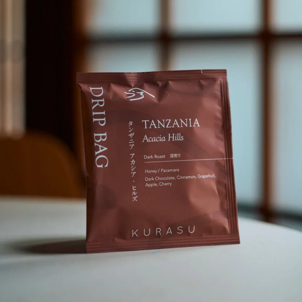 Kurasu Drip Coffee Bag - Tanzania Acacia Hills [Dark roast]