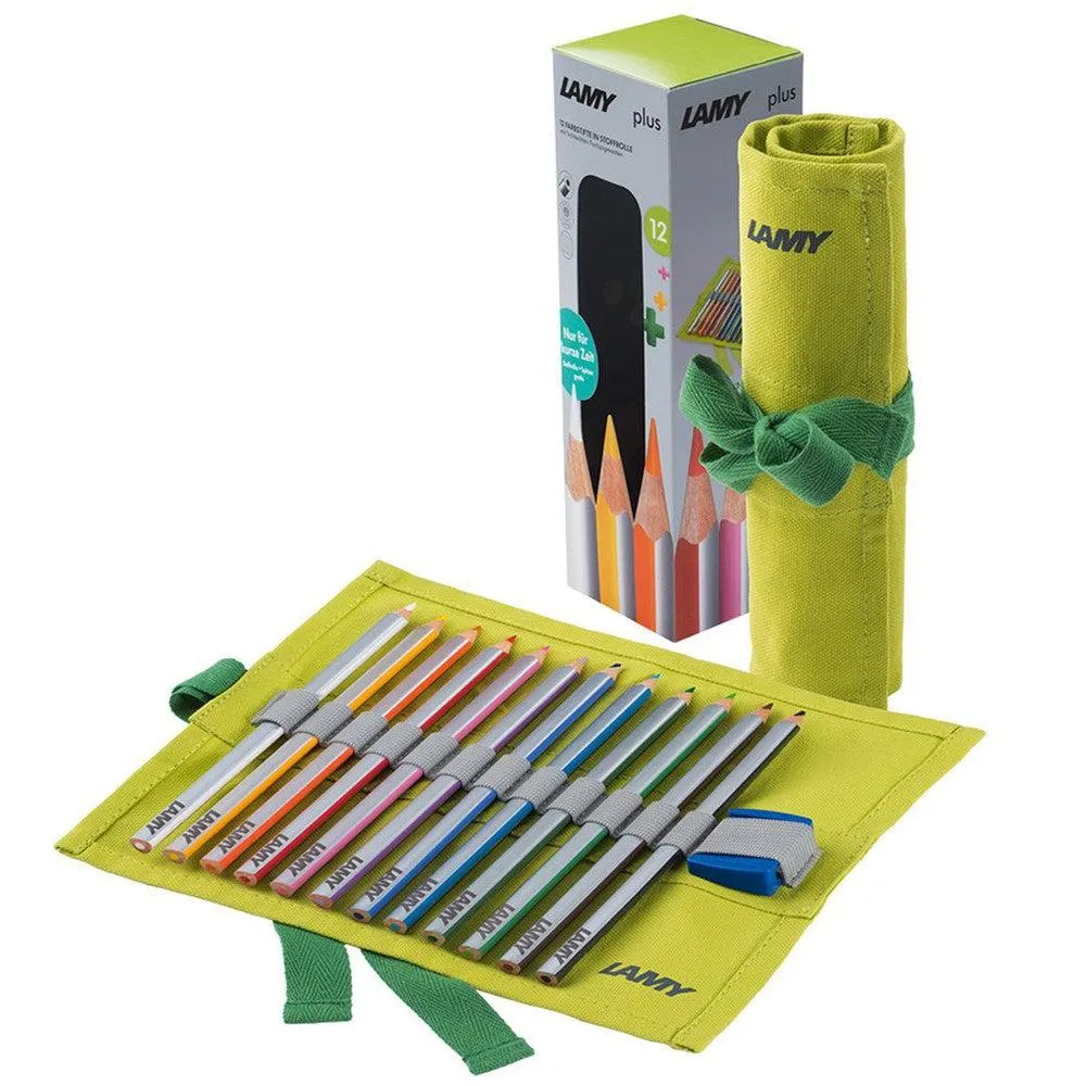 LAMY Colored Pencil (12-Pack) - Plus Color Cloth Roll