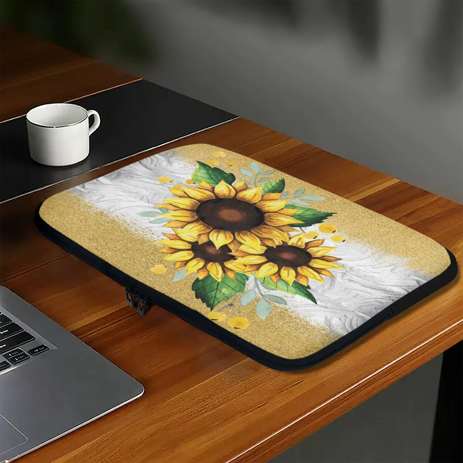 Laptop Sleeve - without handles - Sunflowers