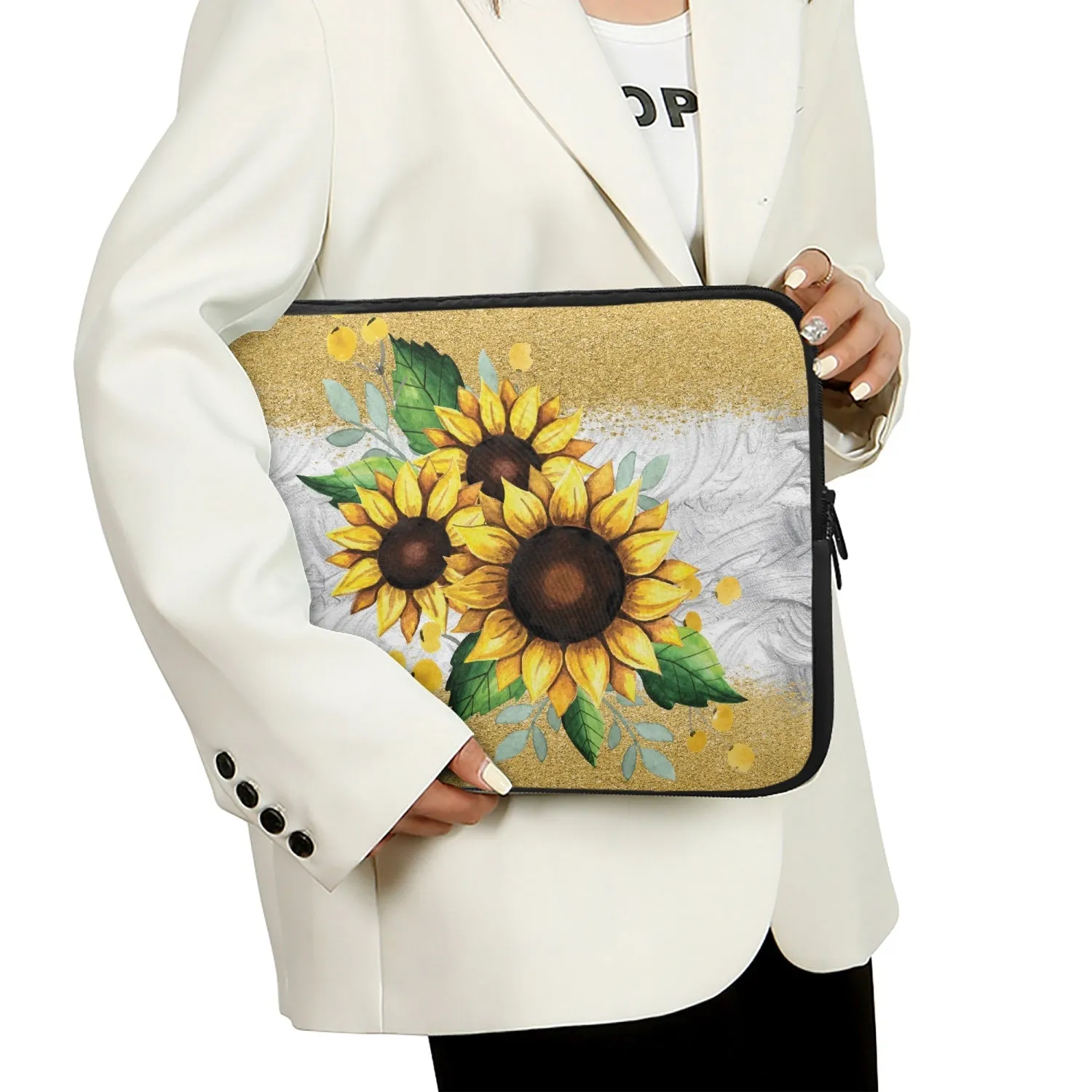 Laptop Sleeve - without handles - Sunflowers