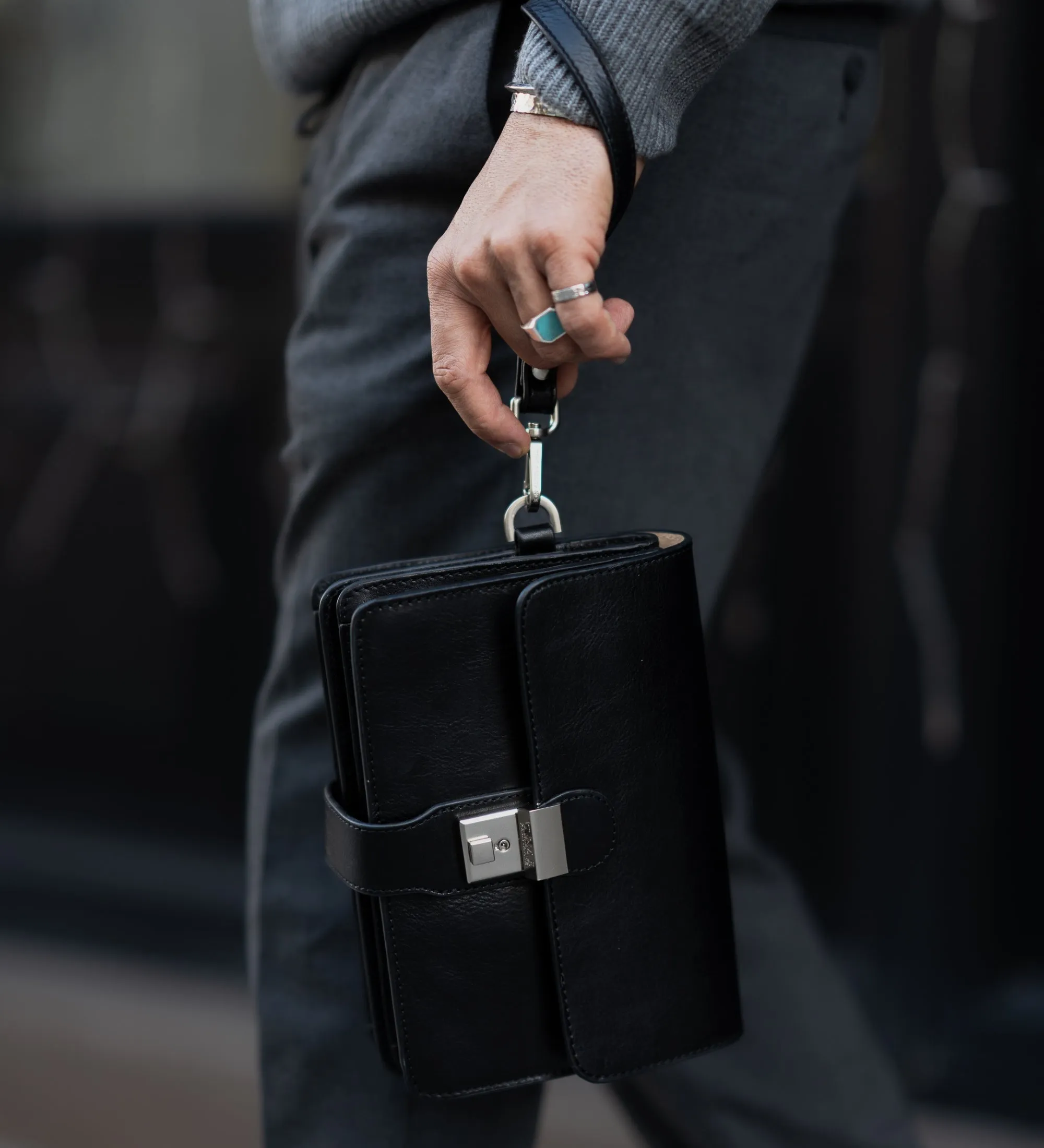 Leather Clutch Purse - The Maltese Falcon