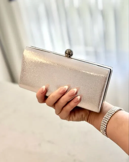 London Clutch - Silver