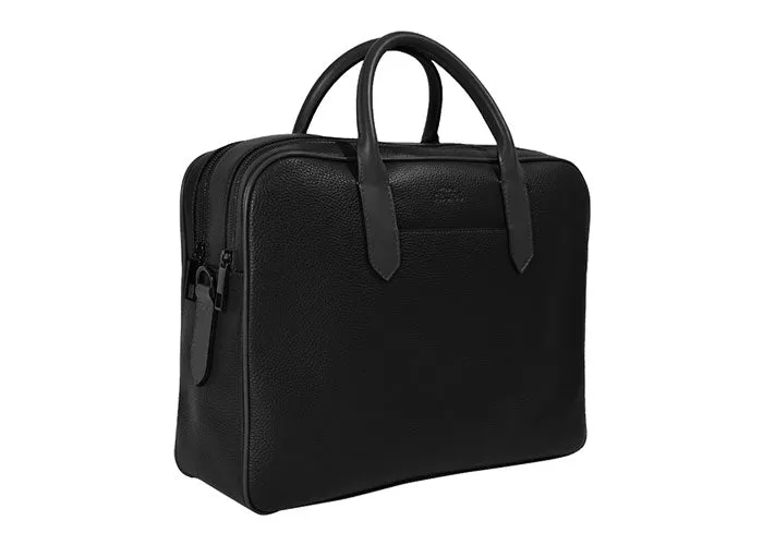 Man Business Leather Bag 2 Zip 19103