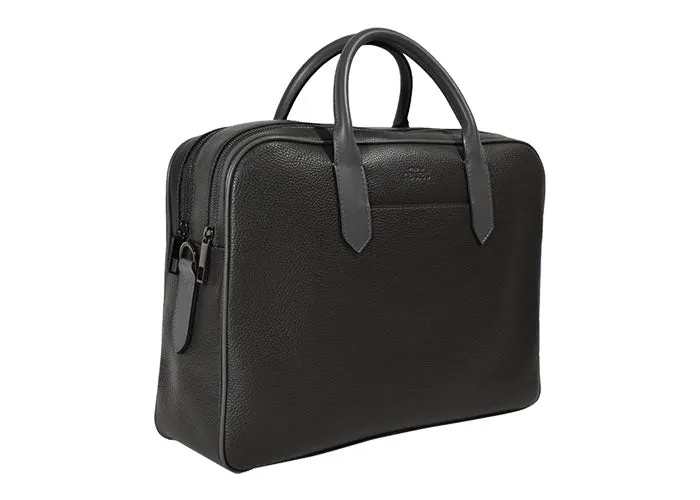 Man Business Leather Bag 2 Zip 19103