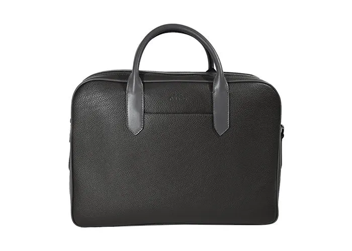 Man Business Leather Bag 2 Zip 19103