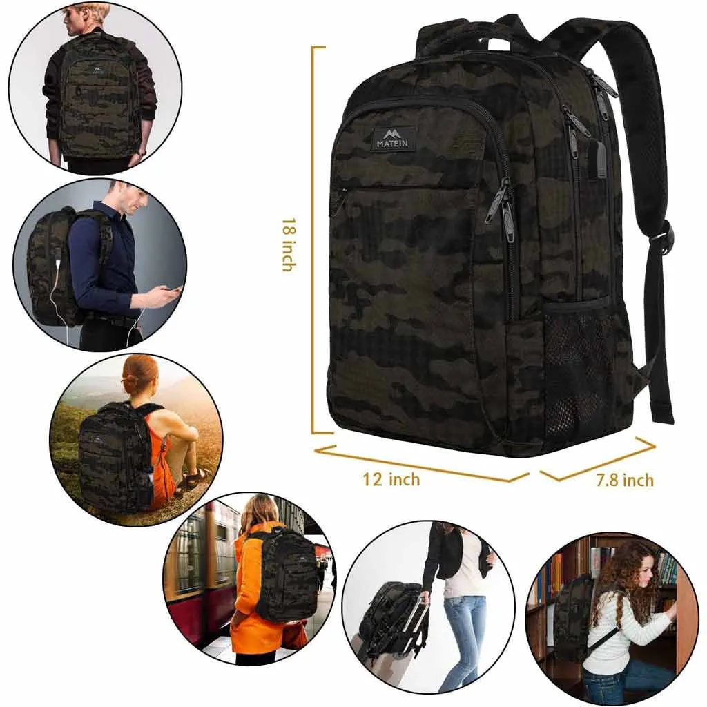 Matein Mlassic Camo Backpack