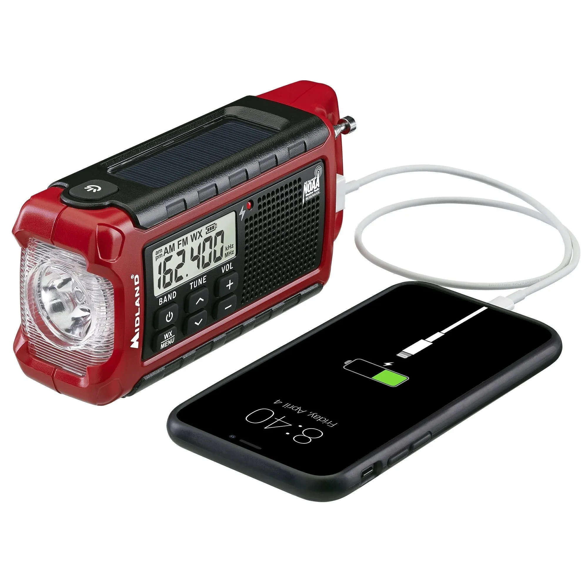 Midland E Ready Compact Emergency Crank WX Radio (ER210)