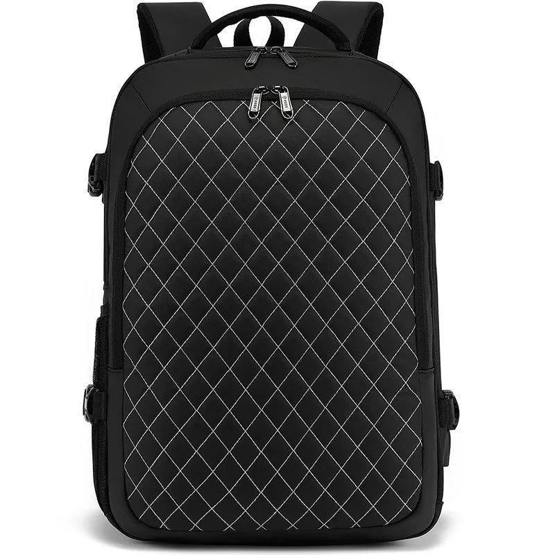 Milano Computer Bag Backpack Large Capacity Expansion Travel in Black