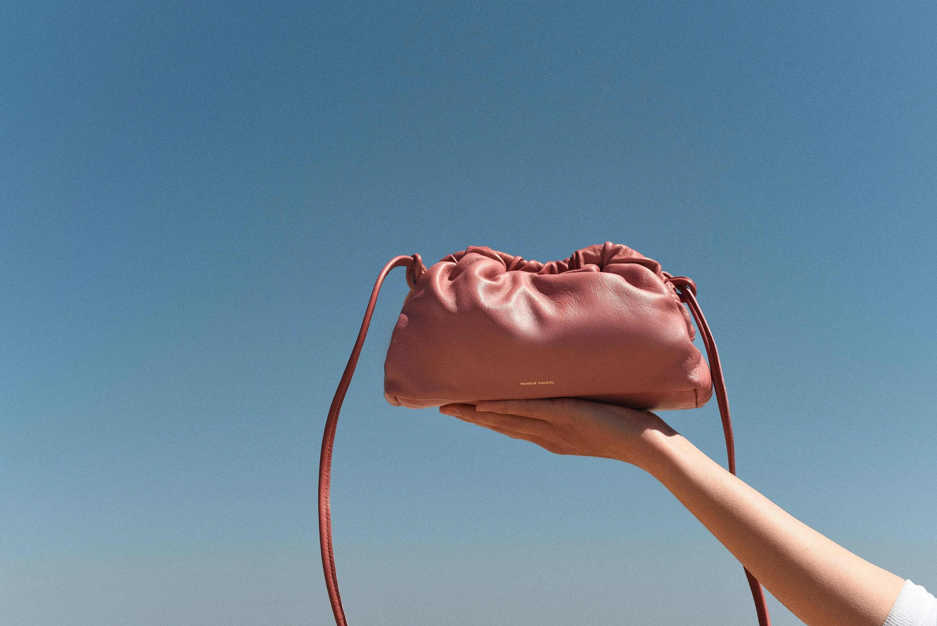 Mini Cloud Clutch - Blush