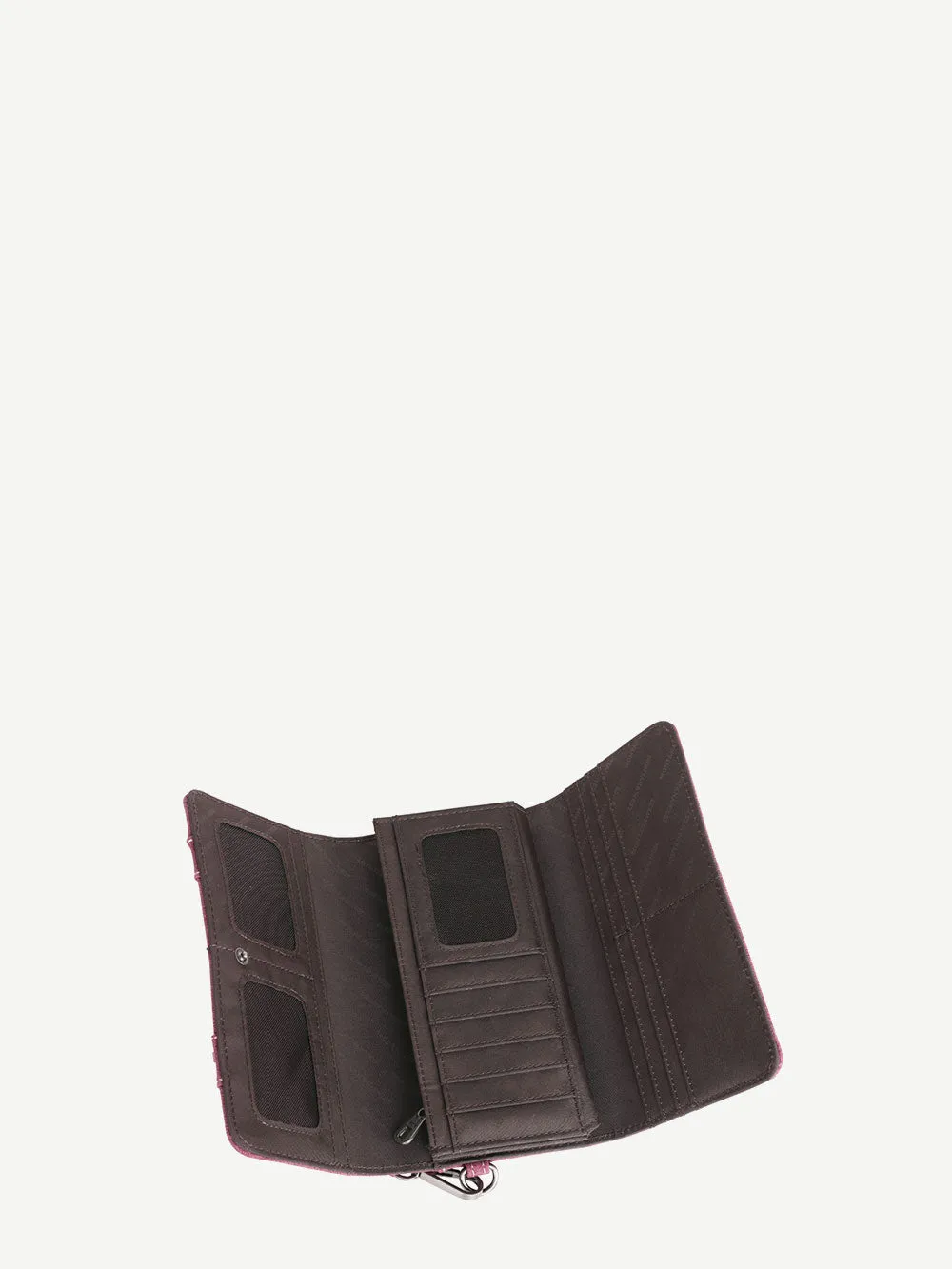 Montana West Fringe Whipstitch Wallet