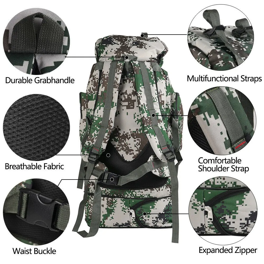 MROYALE™ 100L XL Tactical Outdoor Hiking Backpack | Waterproof, Bug Out Rucksack