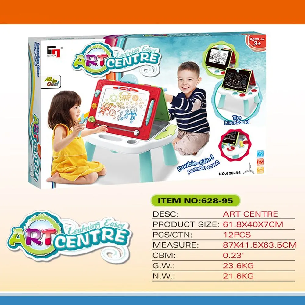 (Net) Double-Sided Magnetic Drawing Table - Interactive Educational Toy for Kids