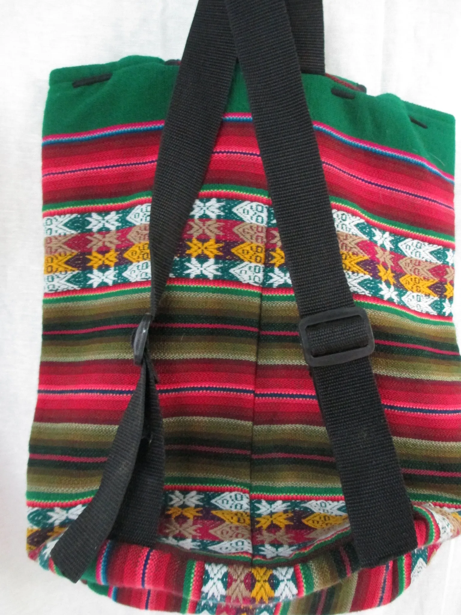 NEW Latin Rucksack Daytripper BACKPACK TRAVEL BAG SERAPE BLANKET RAINBOW