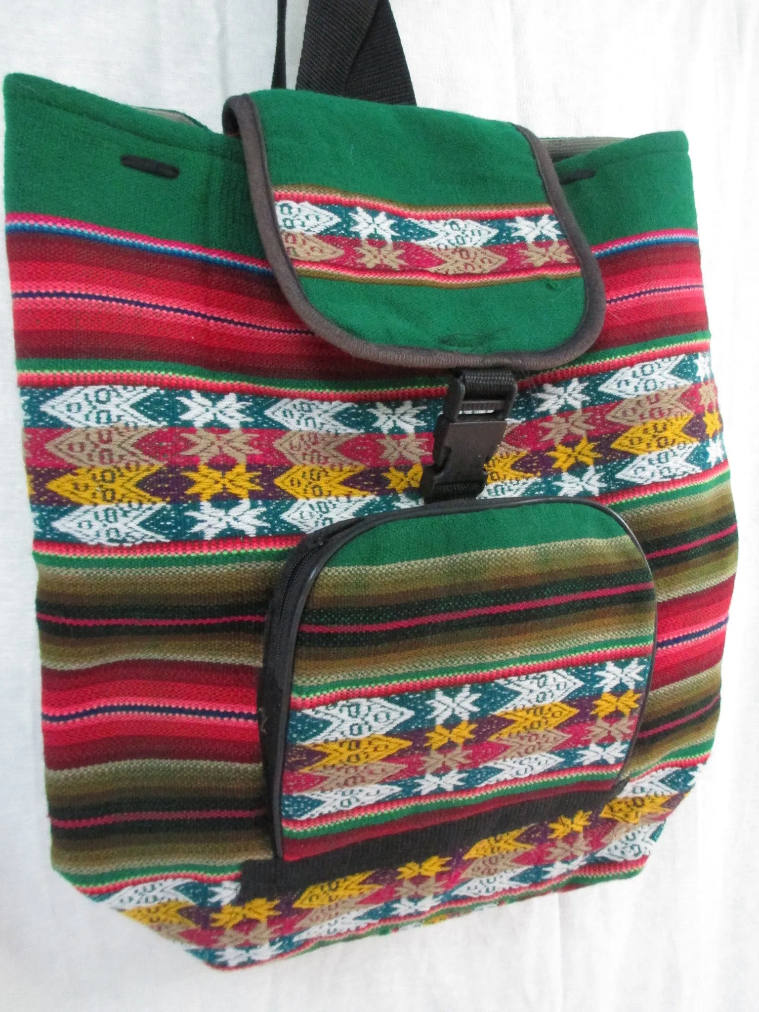 NEW Latin Rucksack Daytripper BACKPACK TRAVEL BAG SERAPE BLANKET RAINBOW