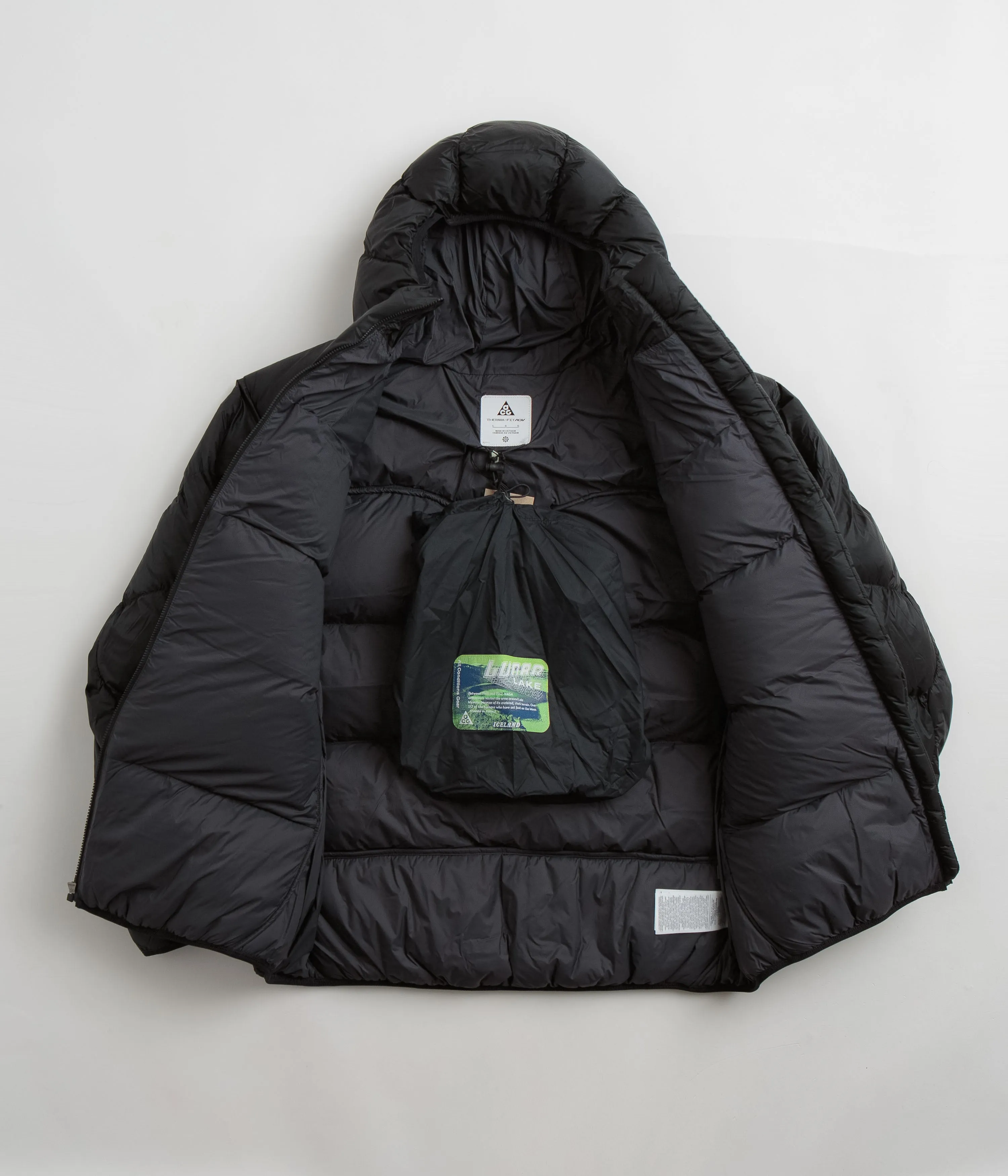 Nike ACG Lunar Lake Puffer Jacket - Black / Black / Dark Smoke Grey / Summit White