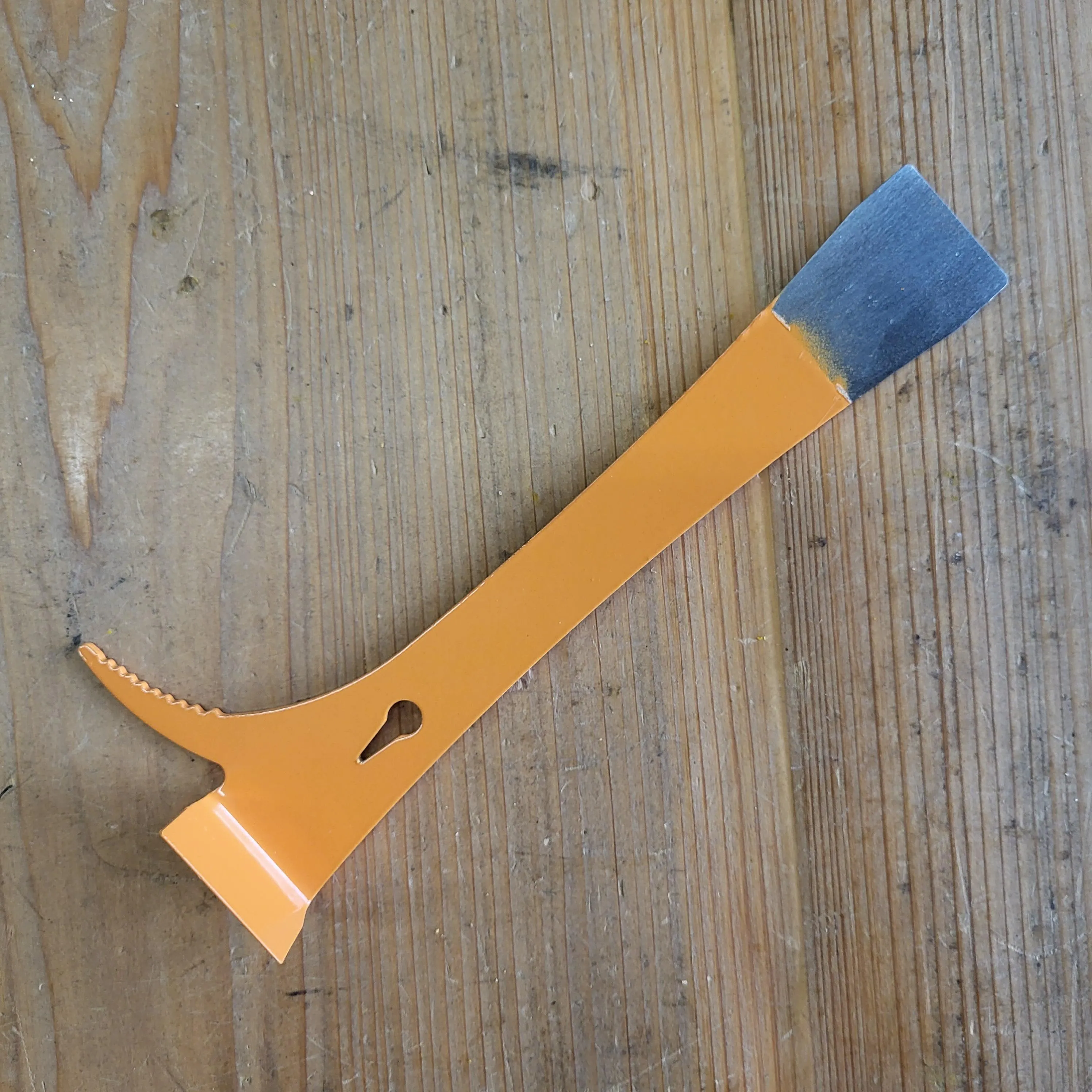 Orange KW Steel Hive Tool With Hook