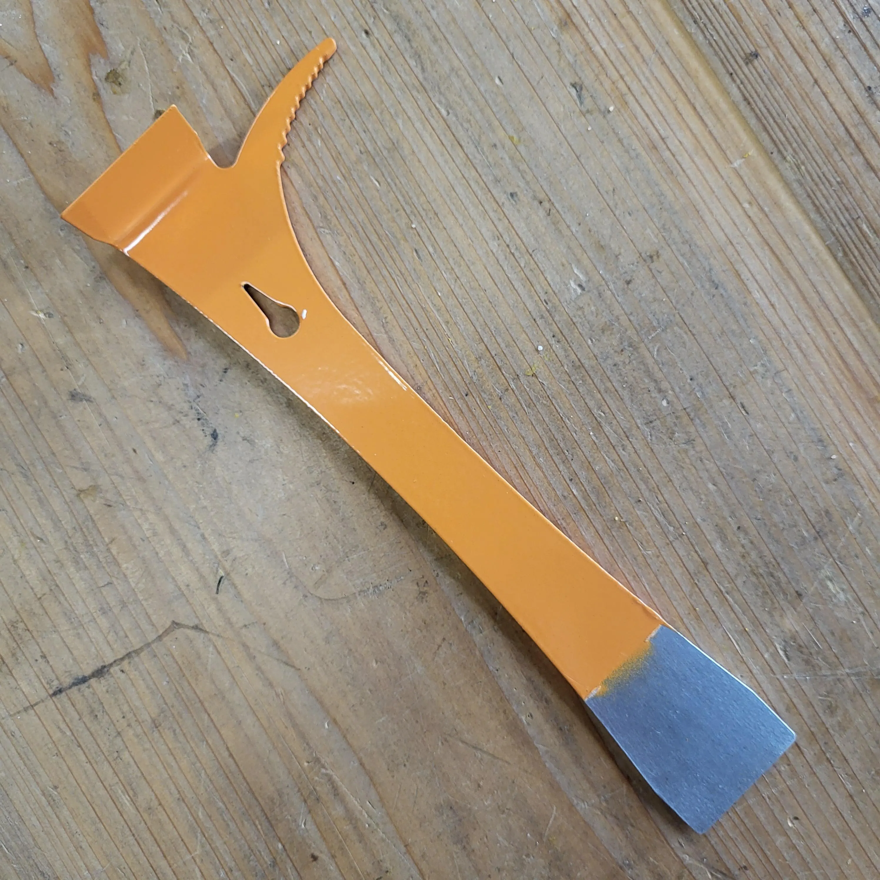 Orange KW Steel Hive Tool With Hook