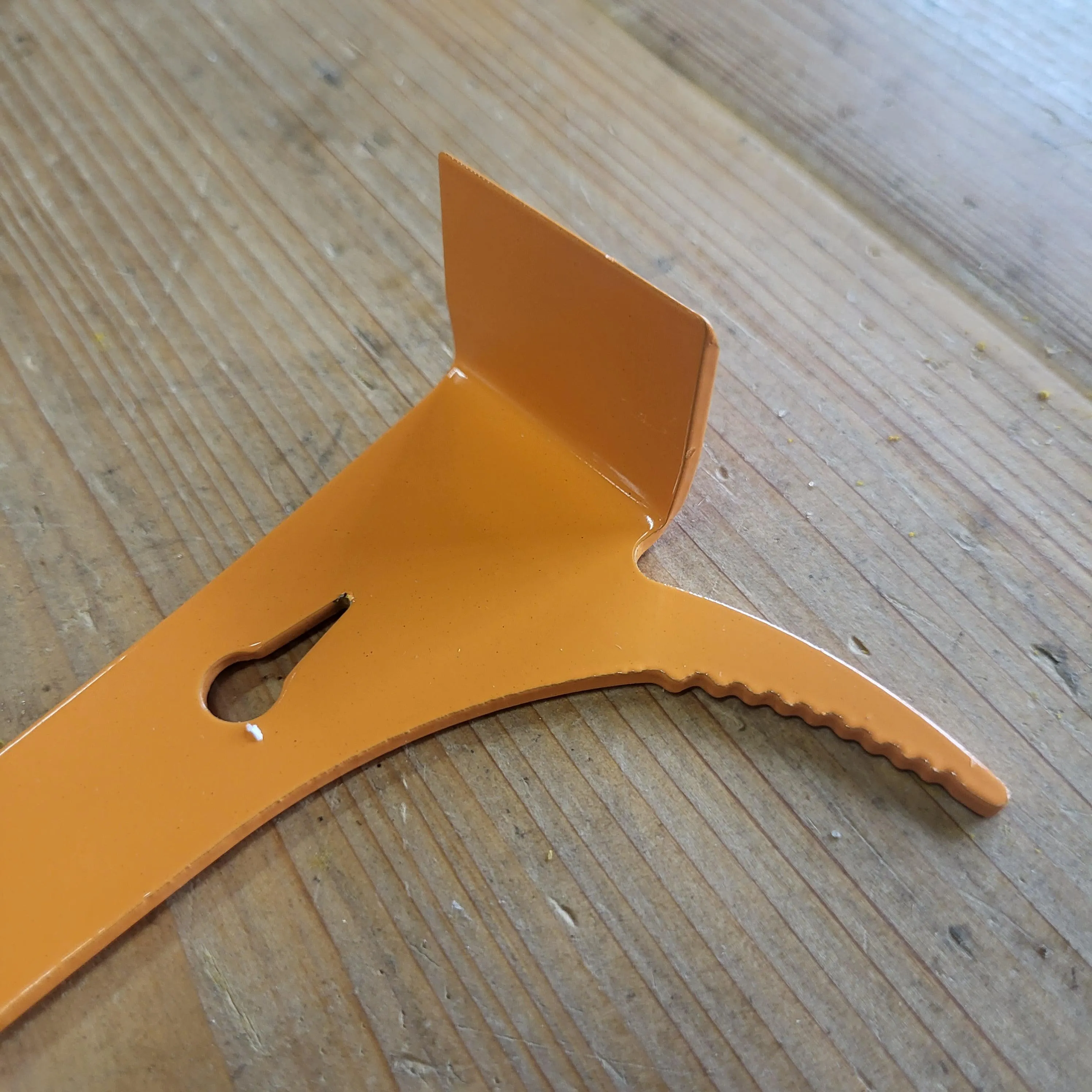 Orange KW Steel Hive Tool With Hook