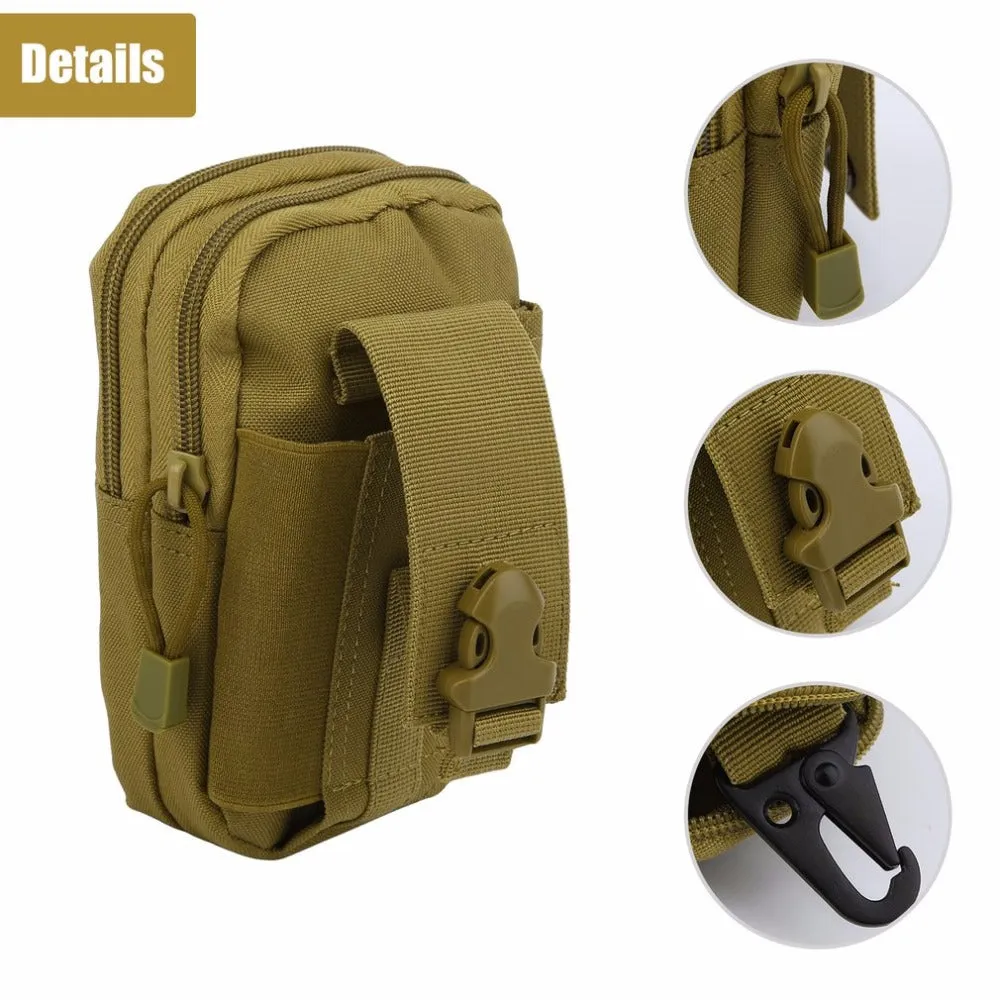 Outdoor Military Tactical Waist Belt Camping Climbing Bag