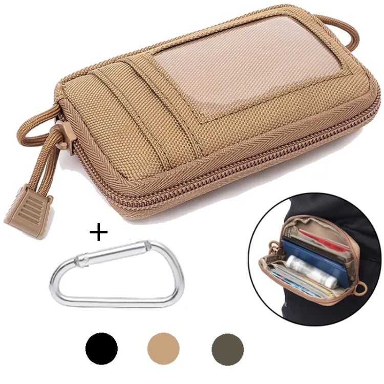 Outdoor Running Multi-functional Coin Purse Travel Waterproof Leisure Card Bag(ArmyGreen)