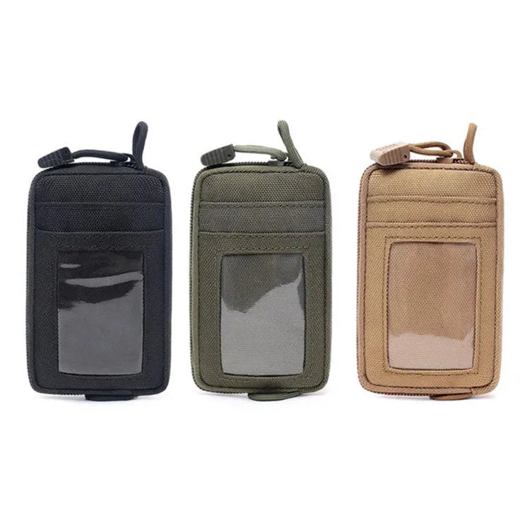 Outdoor Running Multi-functional Coin Purse Travel Waterproof Leisure Card Bag(ArmyGreen)