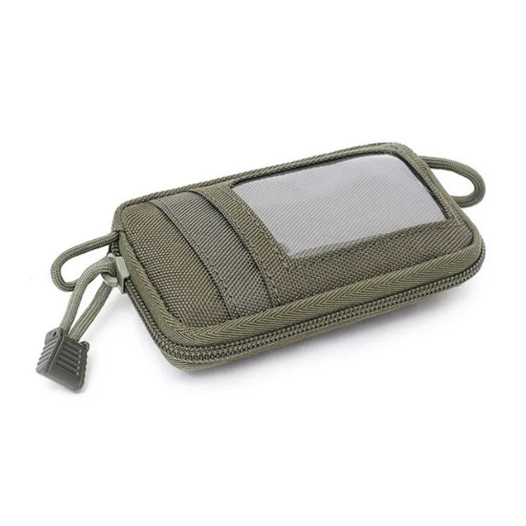 Outdoor Running Multi-functional Coin Purse Travel Waterproof Leisure Card Bag(ArmyGreen)