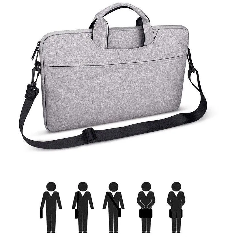 Oxford Executive Ultra Pad Breathable Laptop Bag- Ash