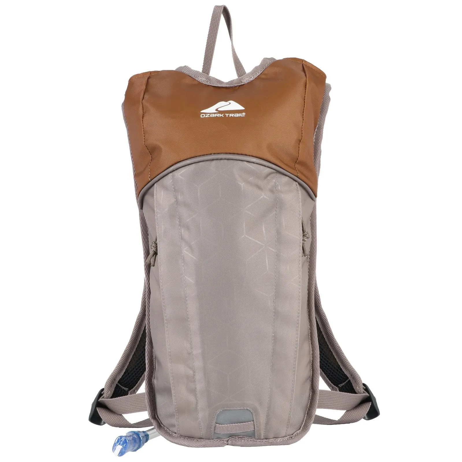 Ozark Trail Small 2 Liter Hiking Hydration Backpack with Included Water Reservoir, Tan