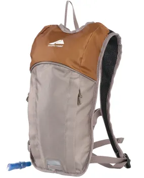 Ozark Trail Small 2 Liter Hiking Hydration Backpack with Included Water Reservoir, Tan