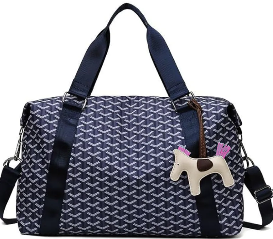 Patterned travel bag