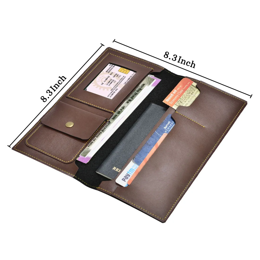 Personalized Passport and Document Holder Travel Organizer Leather- Add Name