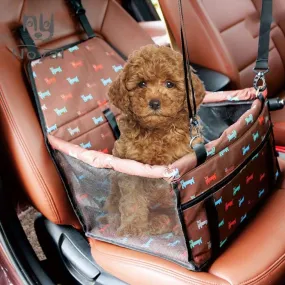 Pet Carrier Dog Car Seat Cover Carrying for Dogs Cats Mat Blanket Rear