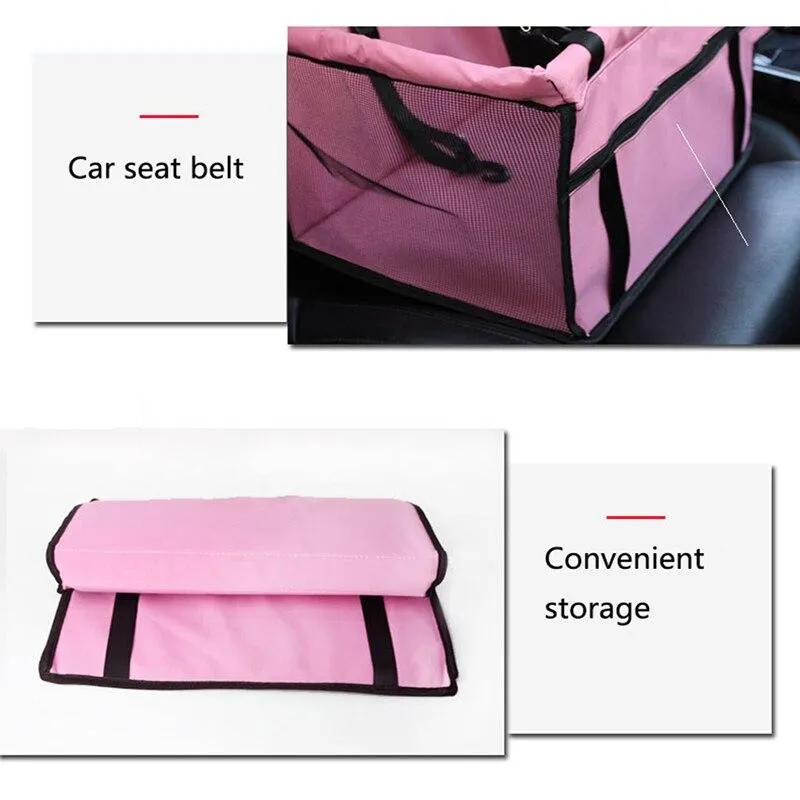 Pet Carrier Dog Car Seat Cover Carrying for Dogs Cats Mat Blanket Rear