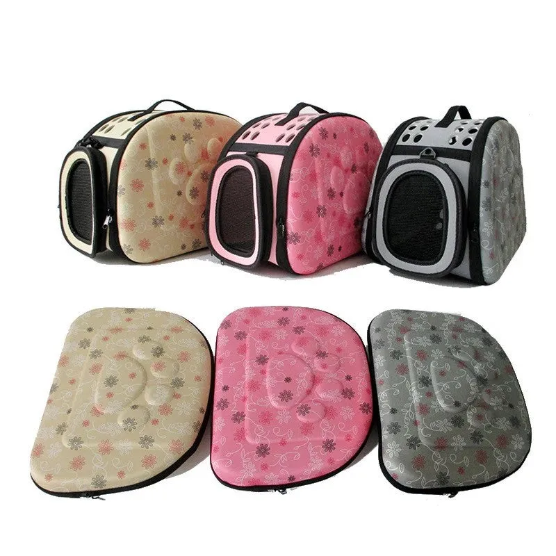 Pet Carrier Travel Bag- Flower design