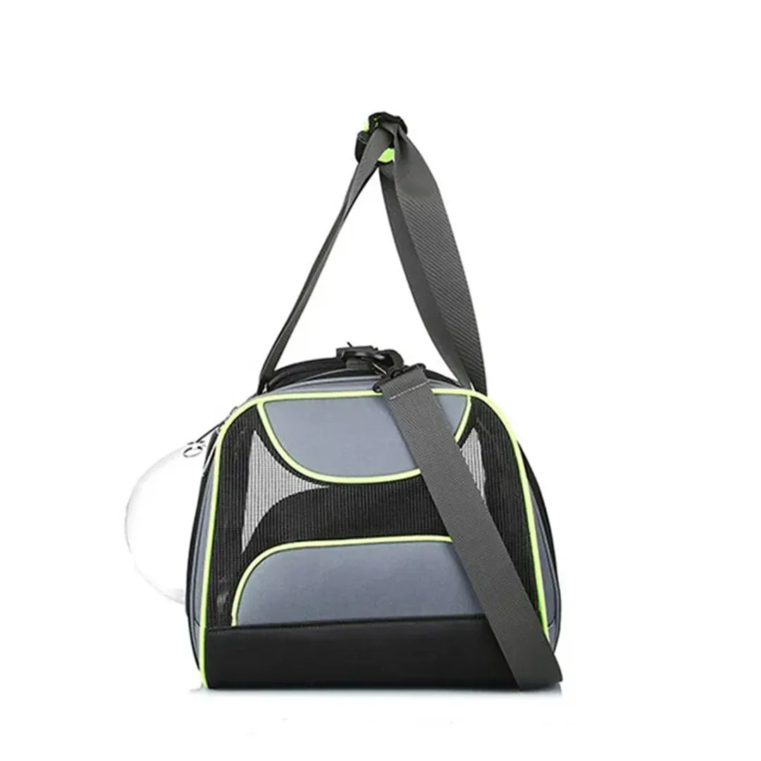 PetAffairs Foldable Mesh Breathable Dog Carrier