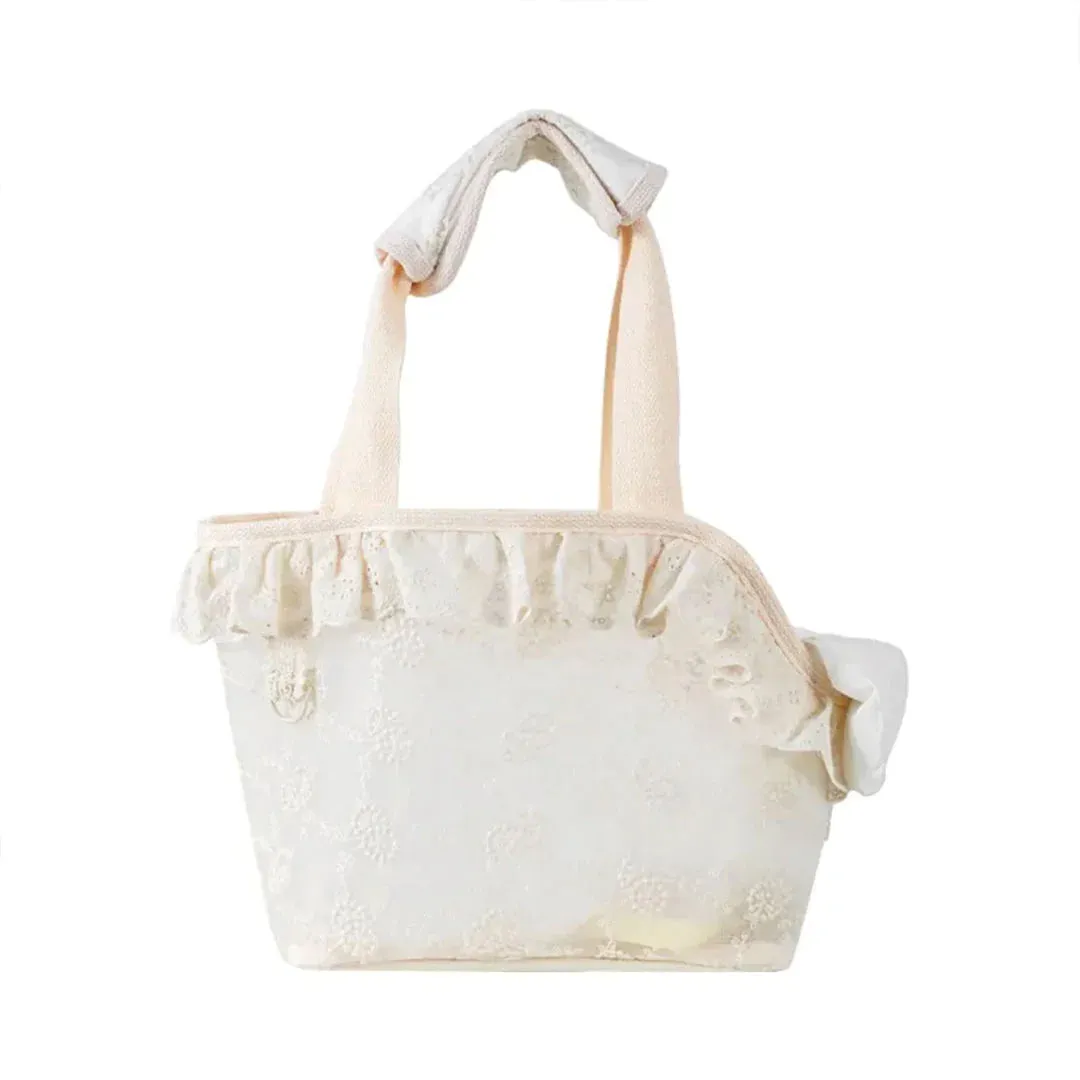 PetAffairs Lace Mini Dog Carrier Bag