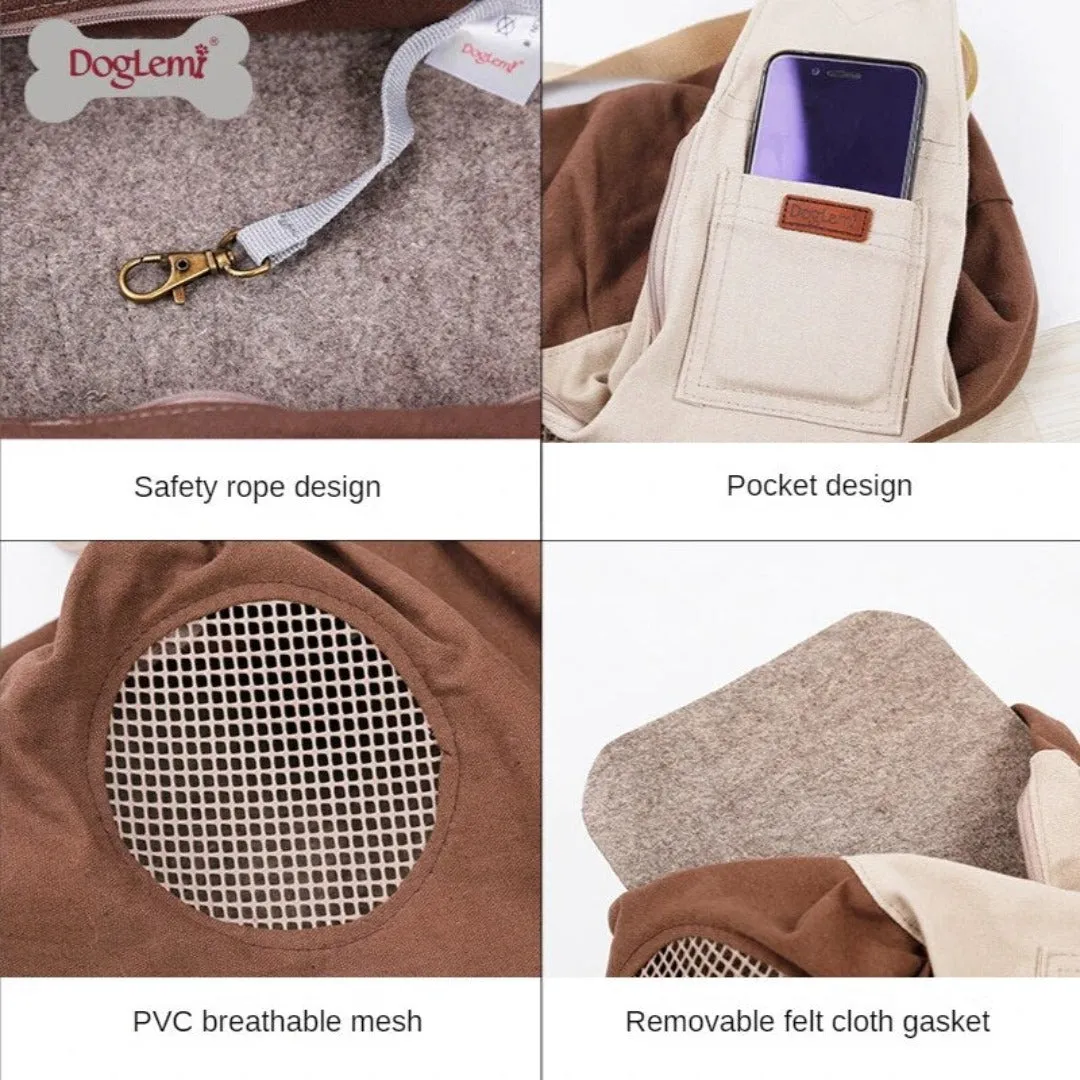 PetAffairs Shoulder Bag Compact Pet Carrier