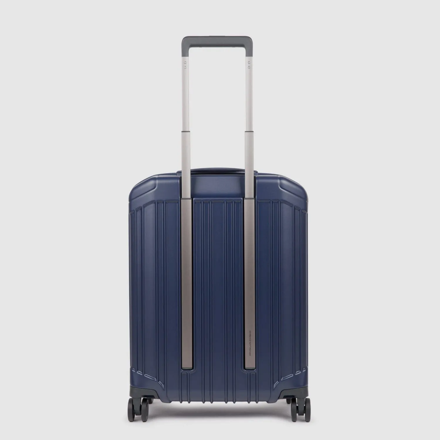 Piquadro Pq-Light 55Cm Ultra Slim Hardcase 4 Double Wheel Cabin Trolley Matt Blue - Bv4425Pql/Bluo