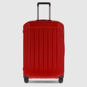 Piquadro Pq-Light 69Cm Hardcase 4 Double Wheel Medium Check-In Trolley Red - Bv4427Pql/R