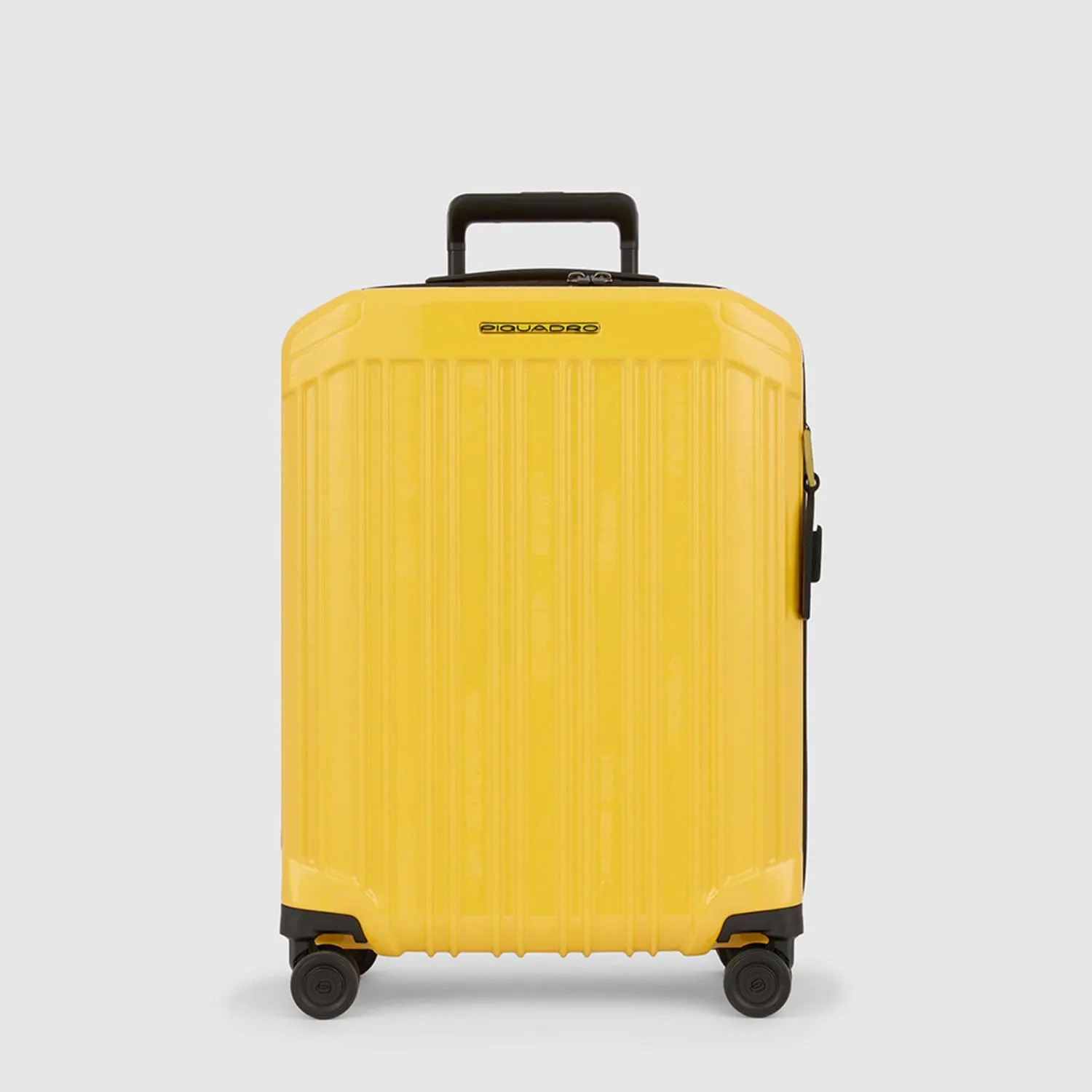 Piquadro Pq-Light 69Cm Hardcase 4 Double Wheel Medium Check-In Trolley Yellow - Bv4427Pql/R