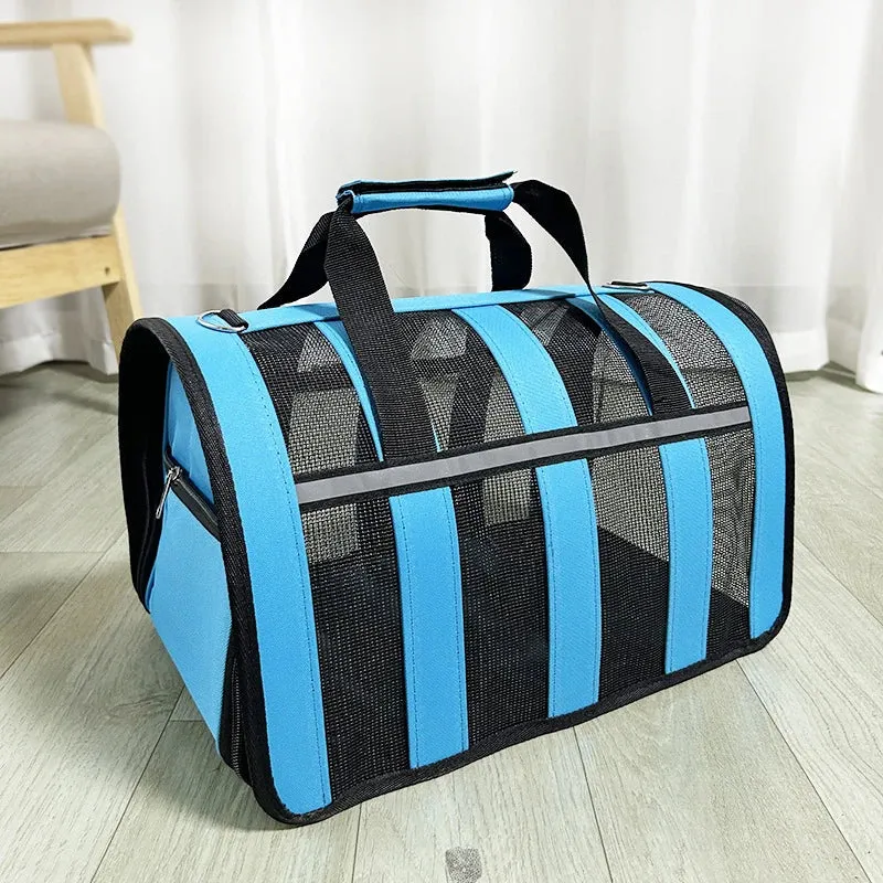 Portable Breathable Pet Carrier Bag for Small to Medium Dogs and Cats