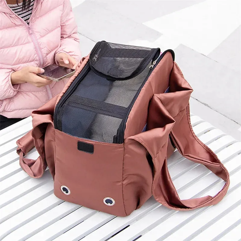 Portable Breathable Pet Shoulder Bag