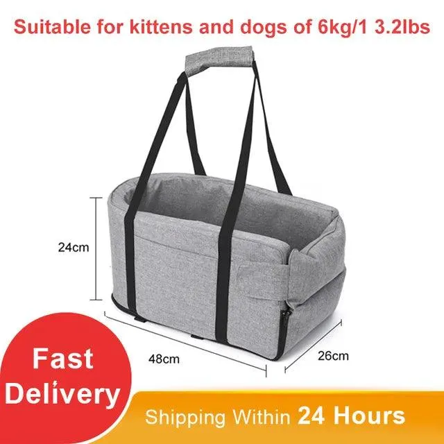 Portable Pet Car Seat Bed