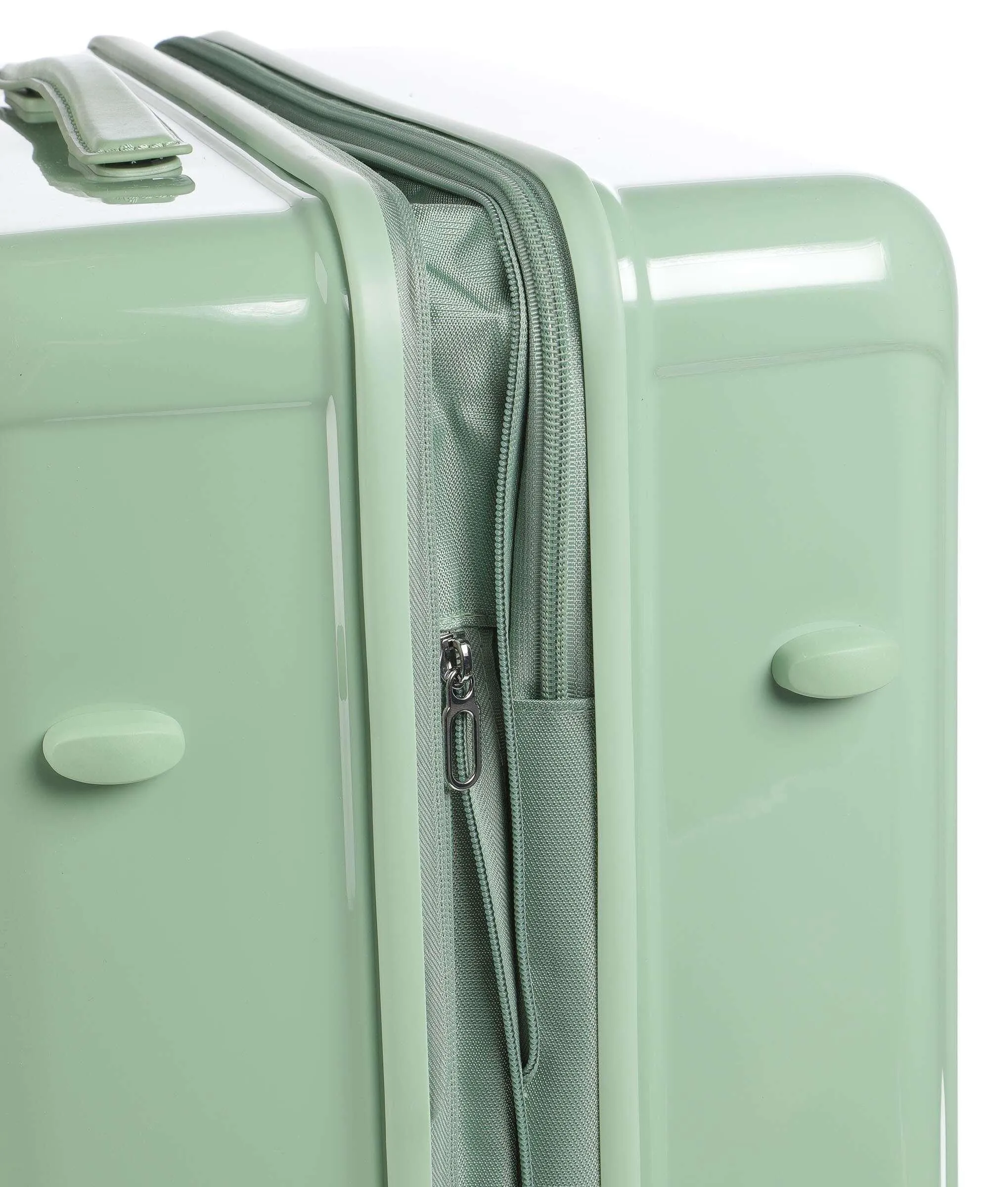 Positano Medium Monochrome trolley - Sage Green