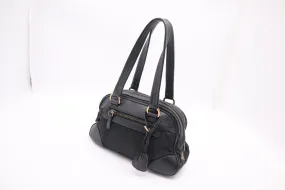 Prada Handbag in Black Leather and Nylon