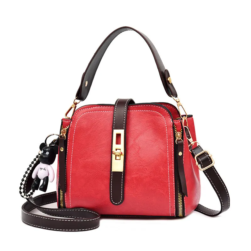 "Vintage FlapSatchel" Women's Cross body Messenger bag