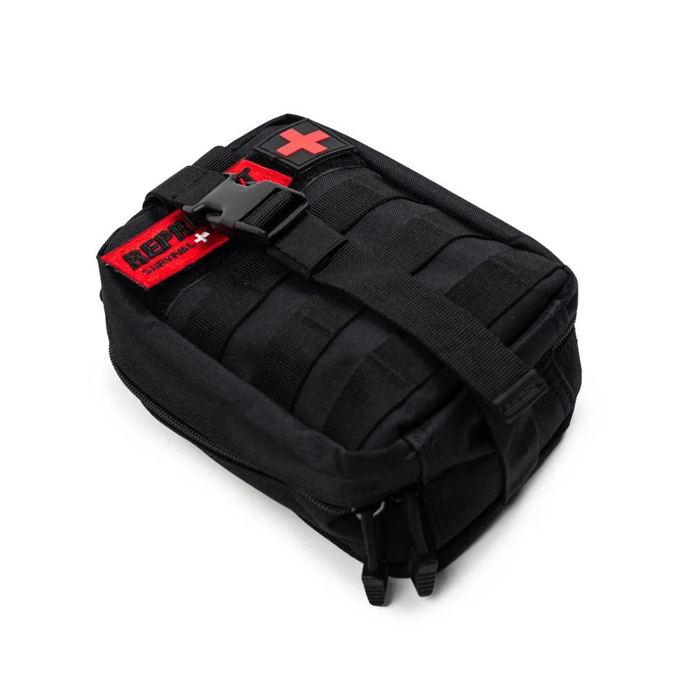 Ready Kit   First Aid Molle EMT Pouch 200  Pcs. Set [BLACK] PREPARED EDITION