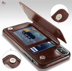 Retro Leather Case For Samsung Galaxy